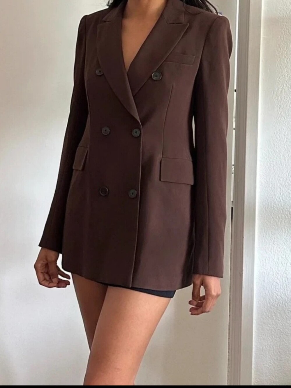 Aritzia Babaton 1-01 Sonia Blazer US6-Retail $248 EUC-crew-lauren-banana-alc